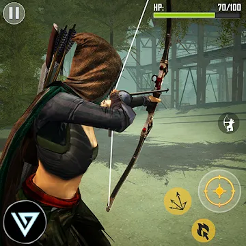 Ninja Archer Assassin FPS Shooter: 3D Offline Game screenshot 1