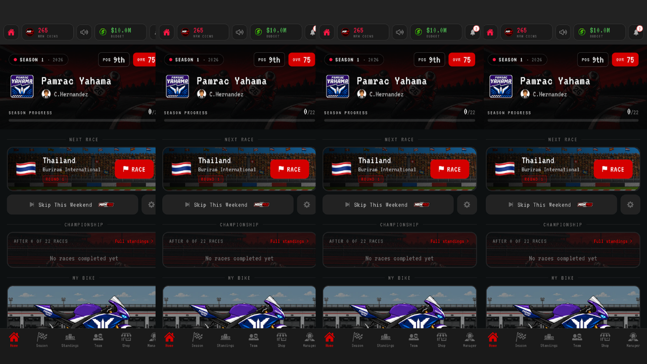Moto Racing Manager GP screenshot 1