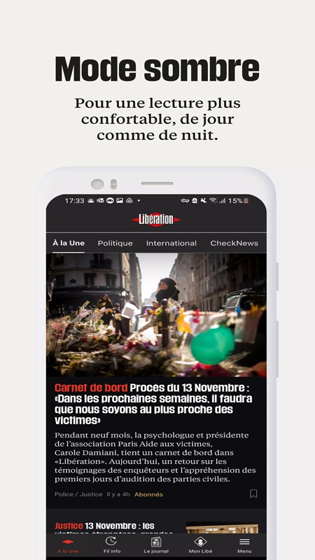 Libération screenshot 2