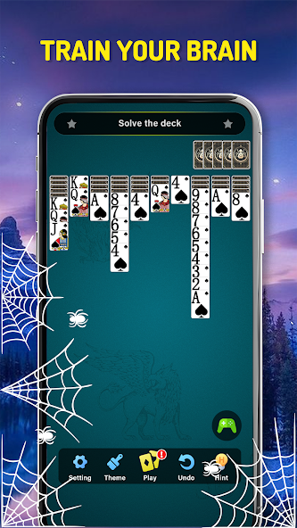 Spider Solitaire Classic Card Game screenshot 3