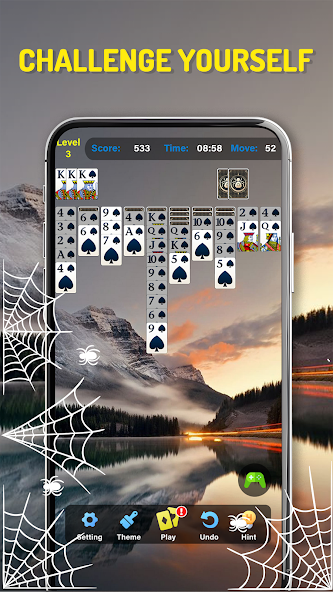 Spider Solitaire Classic Card Game screenshot 5