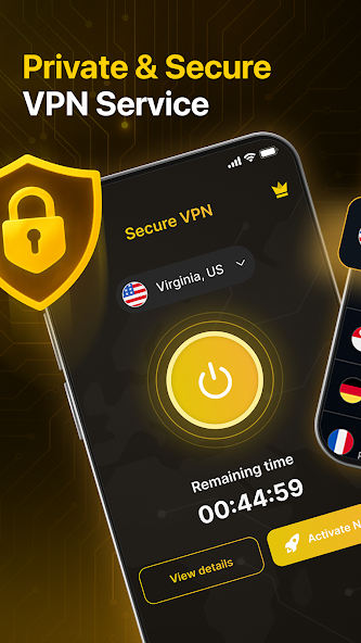 Secure VPN - Fast & Free Proxy screenshot 1