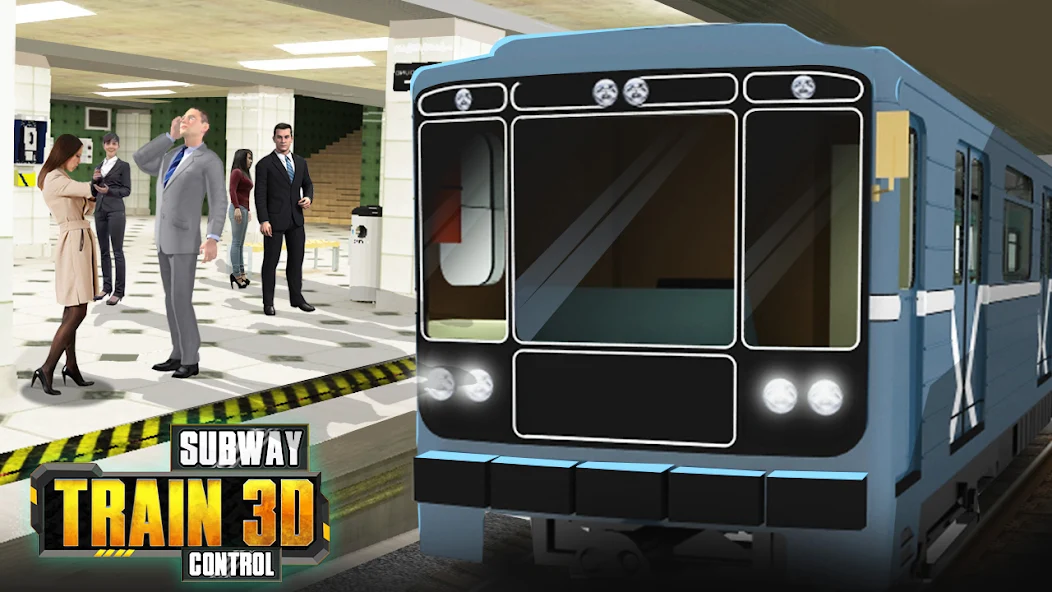 Subway Train 3D Control screenshot 1