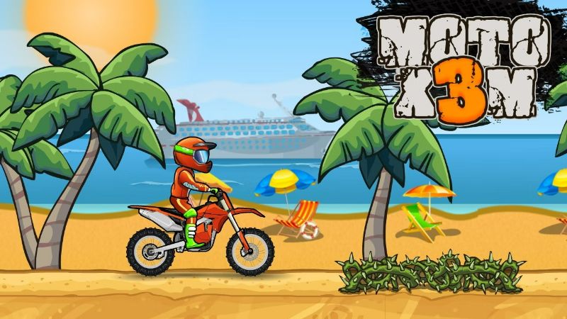 Moto X3M Bike Race Game screenshot 1