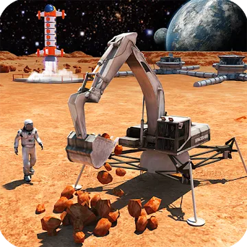 Space City Construction Simulator Mars Planet screenshot 1