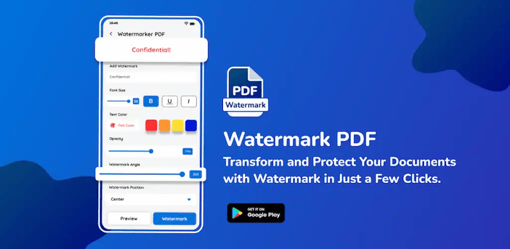 PDF Watermark screenshot 3