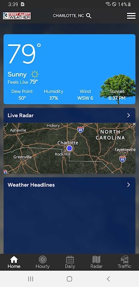 WBTV Weather screenshot 1