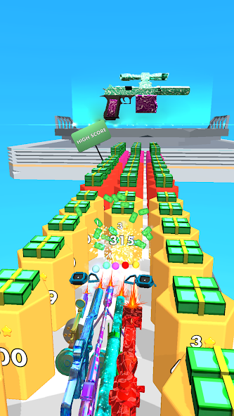 Weapon Run: 3D Gun Shooter screenshot 2