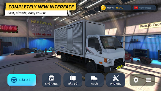 Download Minitruck Simulator Vietnam MOD for Android screenshot 1