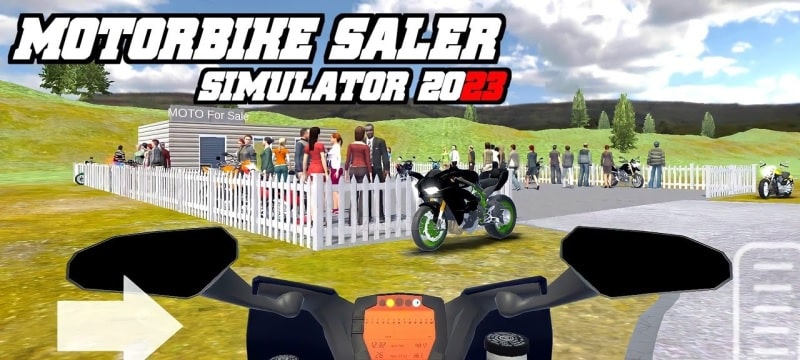 Motorbike Saler Simulator 2023 screenshot 1