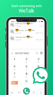 WeTalk - International Calls screenshot 1