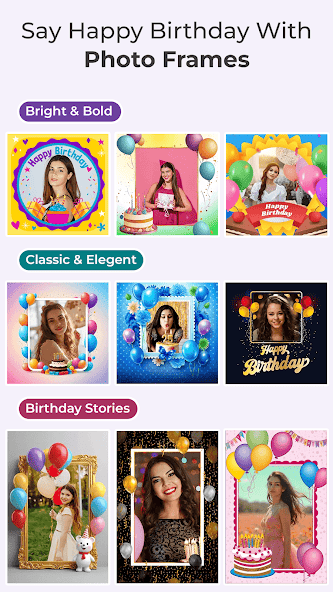 Birthday Photo Frames