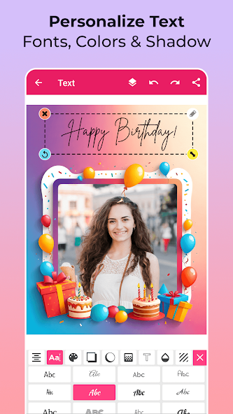 Birthday Photo Frames screenshot 3