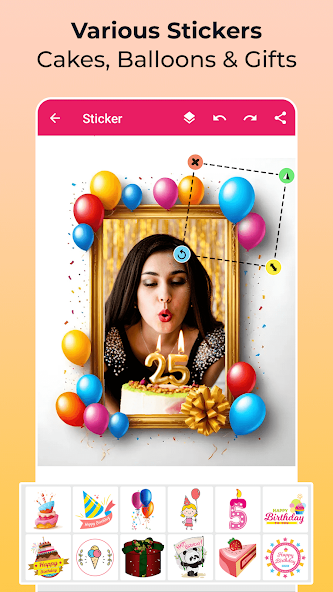 Birthday Photo Frames screenshot 4