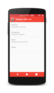 Settings Editor Pro screenshot 2