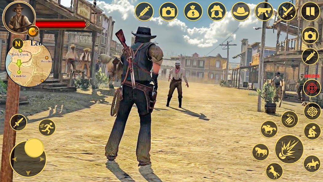 Wild West Cowboy Game Survival screenshot 3