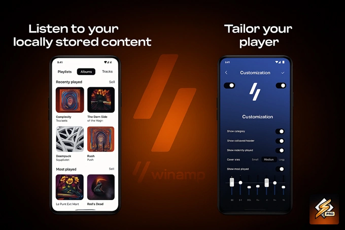 Winamp Pro 1.6.0 screenshot 2