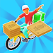 Crazy Pizza Dash bike race screenshot 1