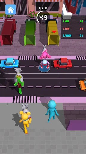 Blue Monster: Rainbow Survival gameplay screenshot 1