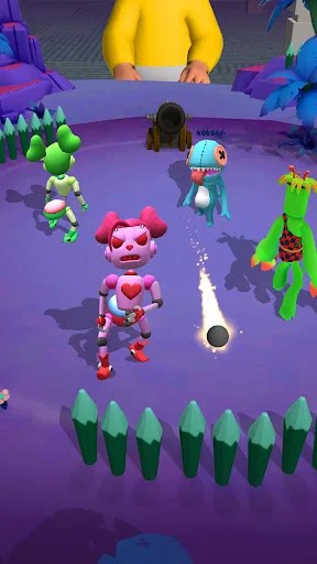 Blue Monster: Rainbow Survival gameplay screenshot 3