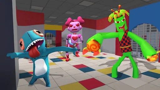 Blue Monster: Rainbow Survival gameplay screenshot 6