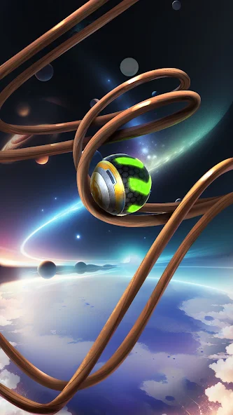 Space Rolling Balls Race screenshot 5