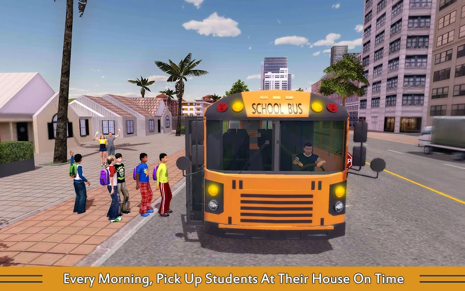 School Bus Game Pro gameplay preview 1