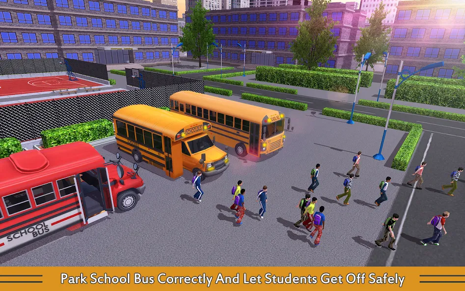 School Bus Game Pro gameplay preview 2