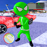 Stickman Santa rope hero Santa Crime City screenshot 1