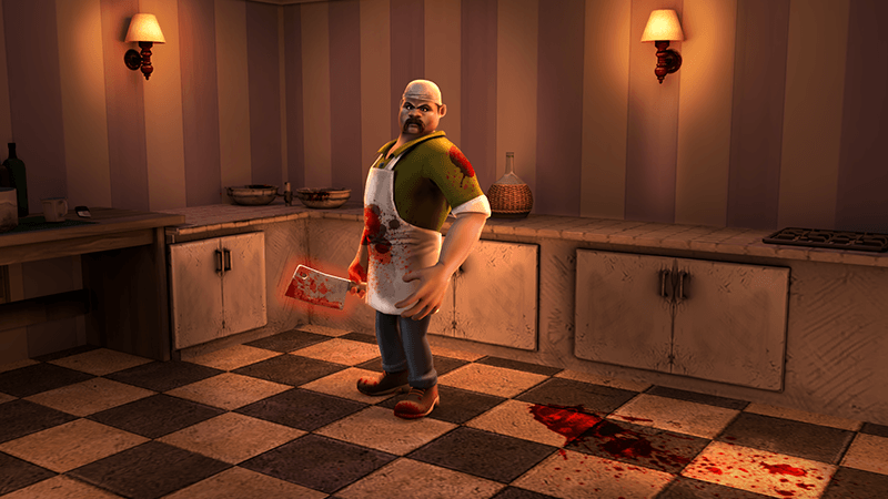 Scary Butcher 3D screenshot 1