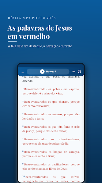 Bíblia MP3 Português screenshot 2