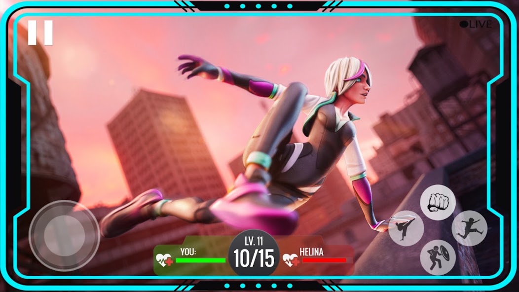 Superhero Girl Spider Fighter screenshot 5