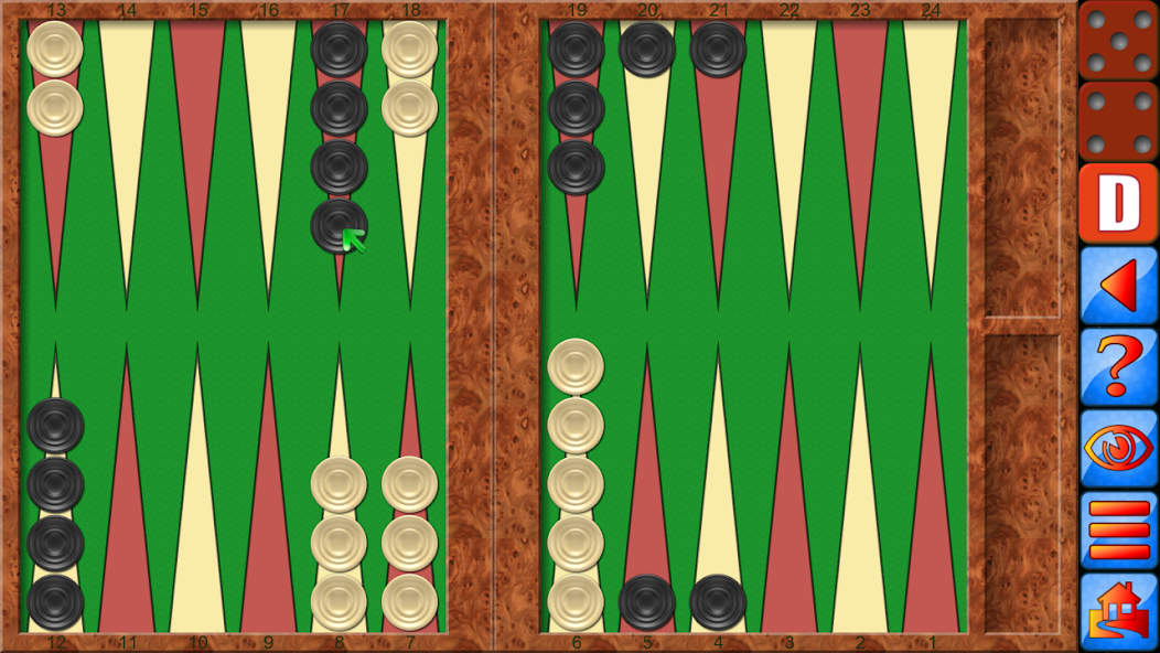 Backgammon V+ screenshot 1