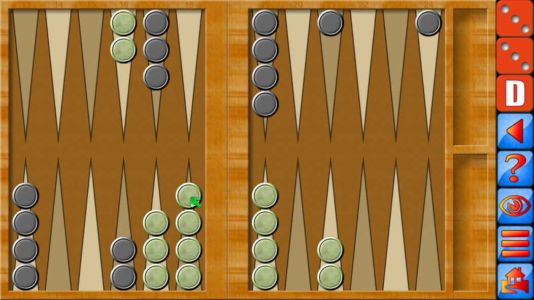 Backgammon V+ screenshot 2