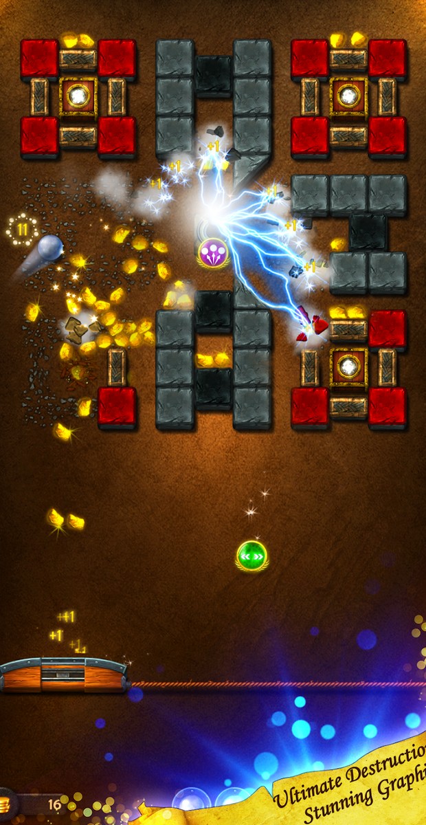 Sixth gameplay image of Ancient Bricks