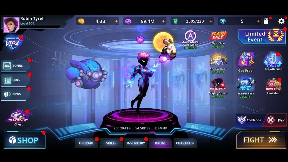 Cyber Fighters Premium screenshot 1
