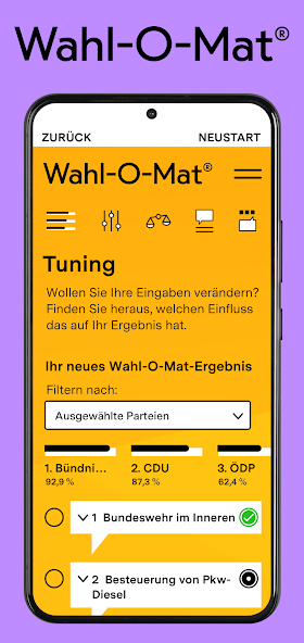 Wahl-O-Mat screenshot 5