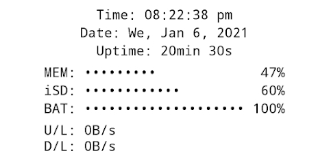 ASCII System Monitor++ screenshot 1