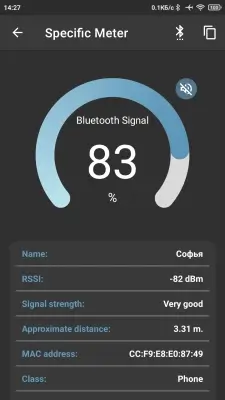 Bluetooth Signal Meter screenshot 4