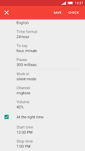 Speaking Clock DVBeep screenshot 6