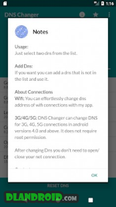 Free DNS Changer screenshot 1