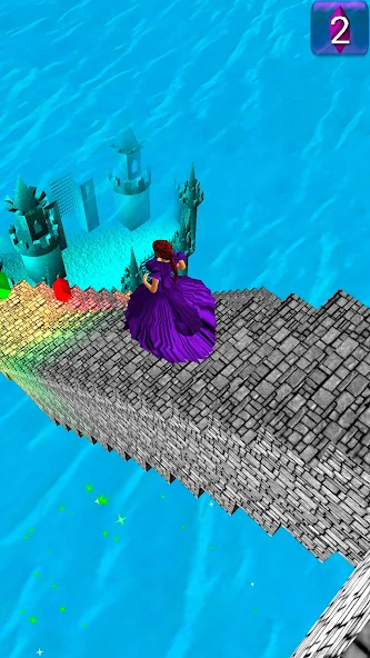 Cinderella 3D: Road to Castle screenshot 1
