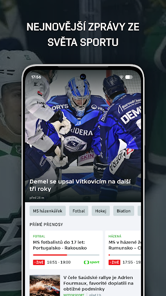 ČT sport screenshot 1