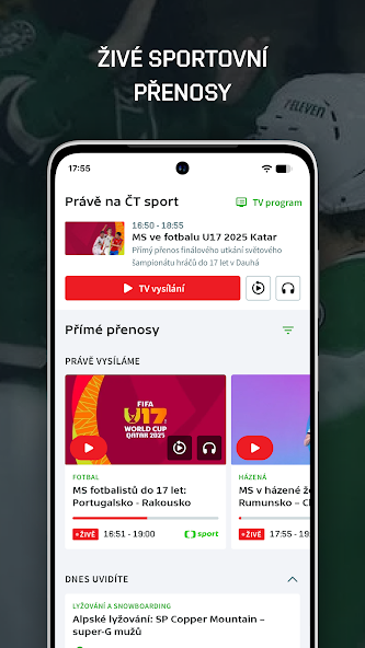 ČT sport screenshot 2