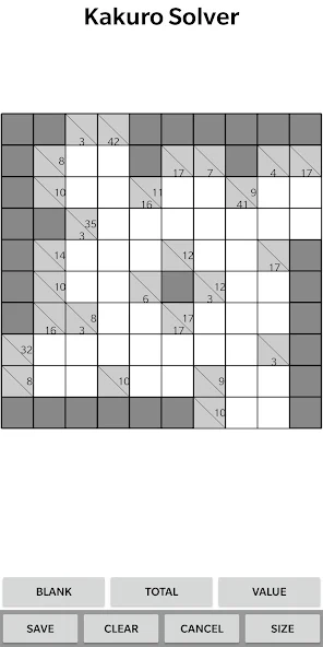 Kakuro Solver screenshot 3