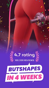 Buttocks & Legs Workout Home Screenshot 1