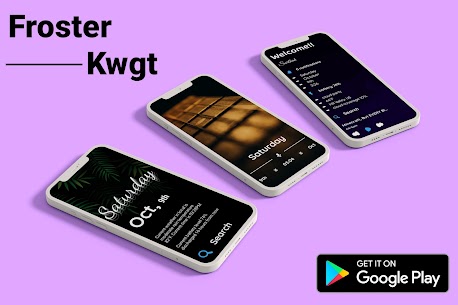 Froster KWGT screenshot 3