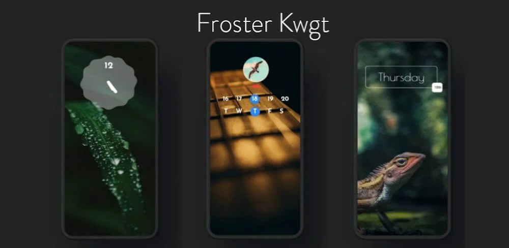 Froster KWGT screenshot 6