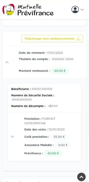 Prévifrance screenshot 3