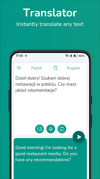 Translator PL-EN screenshot 1
